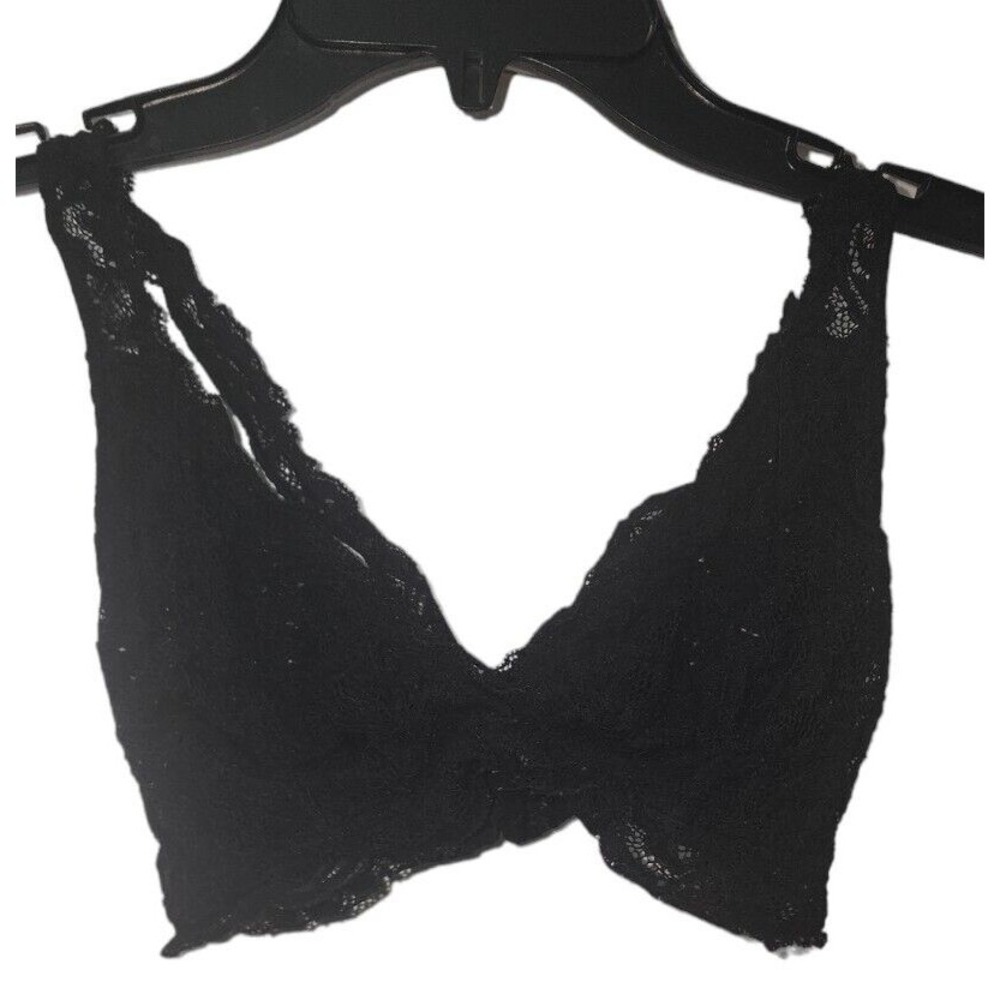 Forever 21 Lace Bralette Black Lingerie Sexy Top Unpadded Small S